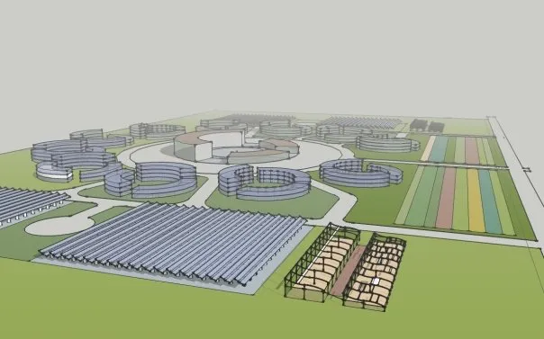 Solar Factory and Garden Community Design