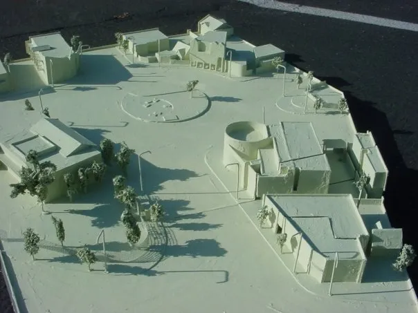 Detail of the model for the "Circle" proposal