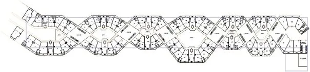 Floor plan of the huge LA ecovillage we proposed in '02