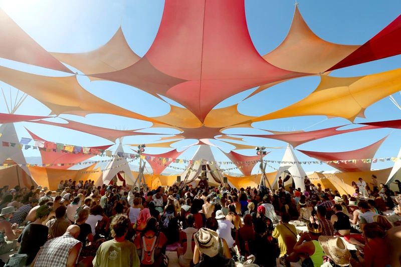Joint project with Guildworks at Burning Man (Red Lightning Camp)